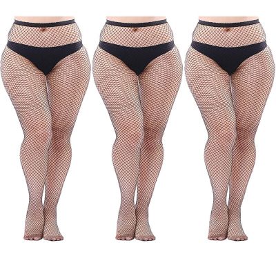 3 Black Fishnet Tights